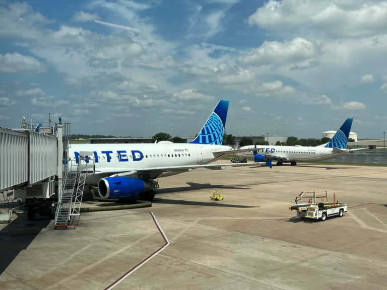 United Airlines Airbus A319 N828UA at Austin Airport