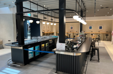The British Airways Lounge at Rome-Fiumicino Airport is a peaceful escape from the hustle and bustle of the terminal.