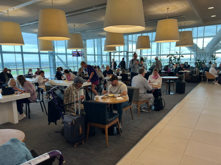 The British Airways Galleries Lounge North at London Heathrow is holding up well even with crowding issues.