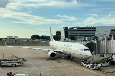 a plane on the tarmac