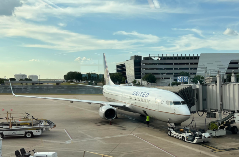 a plane on the tarmac