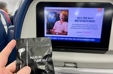 Delta Air Lines will no longer proactively offer complimentary earbuds to passengers traveling in Delta Comfort and Main on most flights.