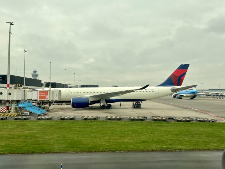 Delta A330-900 at Amsterdam Schiphol Airport