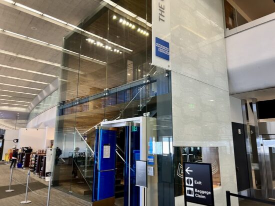 American Express Centurion Lounge San Francisco Entrance