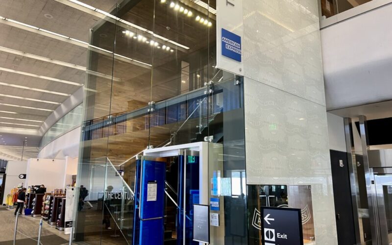 American Express Centurion Lounge San Francisco Entrance