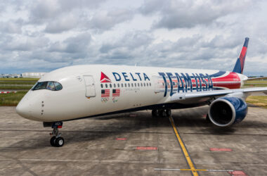 a plane on the tarmac