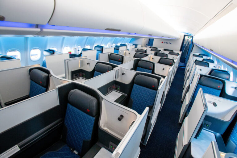 Delta One Cabin on the Airbus A330-900neo