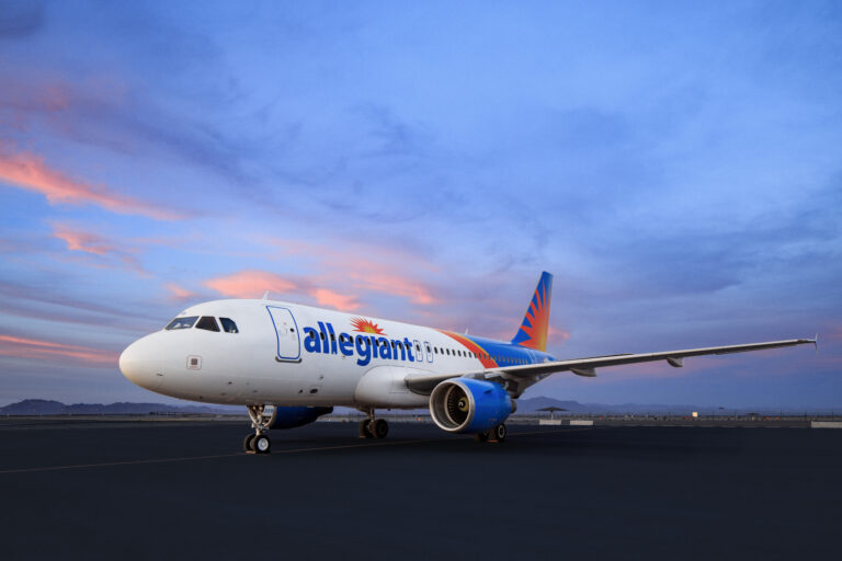 Allegiant Aircraft on a runway