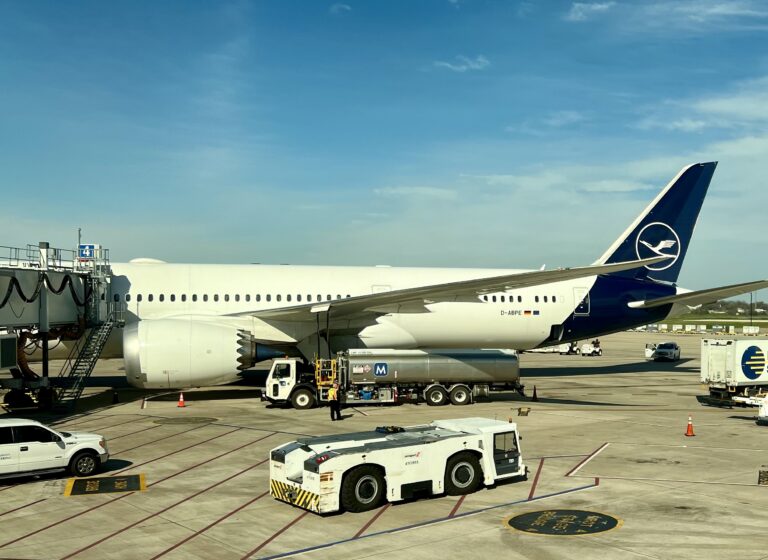 a large airplane on the tarmac