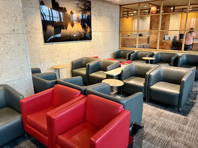 American Airlines Admirals Club Austin Seating Area