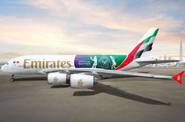 Emirates A380 Wimbledon Livery