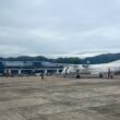 Philippine Express Airlines Dash 8-400 at Busuanga Airport