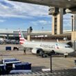 an airplane at an airport