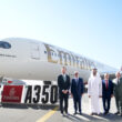 Emirates has officially unveiled its first Airbus A350, along with plans for the remainder of the fleet and its introduction into service.