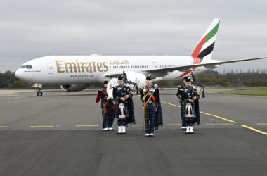 Emirates has returned to Edinburgh for the first time since 2020 with daily service between Dubai and the Scottish capital.