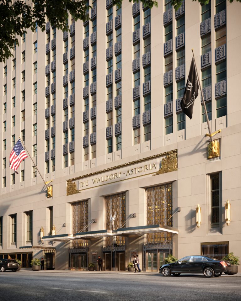 The Waldorf Astoria New York is preparing to re-open in Spring 2025 after a multi-year restoration process.