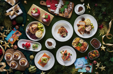 Emirates is getting into the Christmas spirit with special food, beverage, and entertainment options in the sky and on the ground.