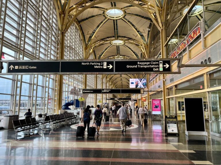 people walking in a terminal