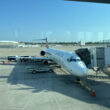 an airplane at an airport