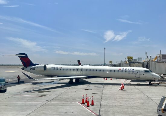 a plane on the tarmac