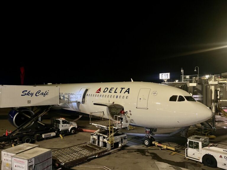 a plane at an airport