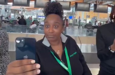 A passenger and two Frontier agents got into an altercation at check-in after the passenger arrived late and demanded to be checked-in.