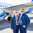 Captain Michelle and First Officer Jeff Miles became the first mother-son duo in Alaska Airlines history to operate a flight together.