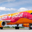 JetBlue and Dunkin' have taken their partnership to the next level, unveiling a new special livery and status promotion for passengers.