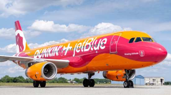 JetBlue and Dunkin' have taken their partnership to the next level, unveiling a new special livery and status promotion for passengers.