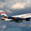 British Airways A380 Landing