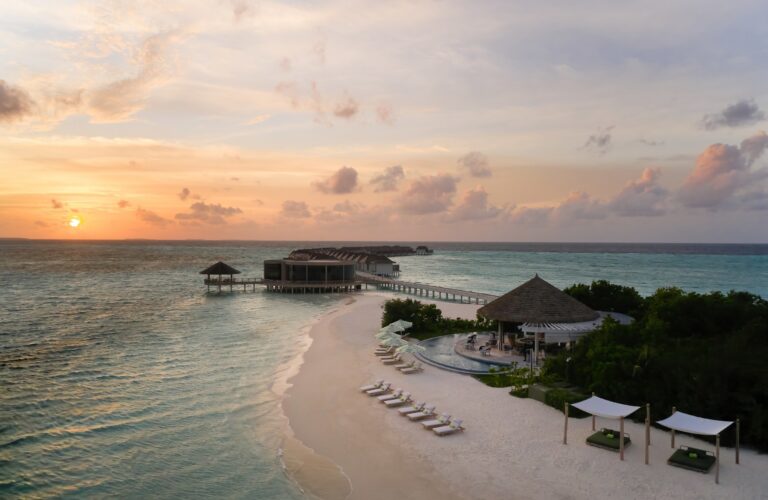 Le Meridien Maldives at Sunset
