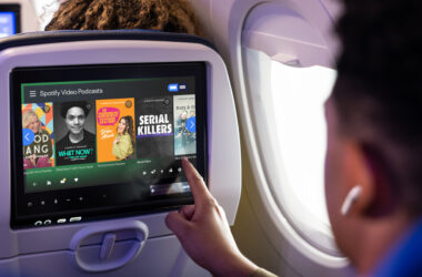 United Airlines Spotify IFE