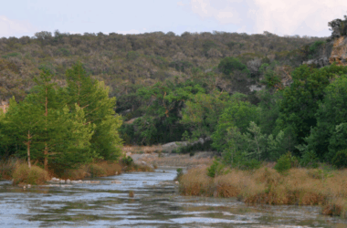 The Guadalupe River in Kerr County, Texas