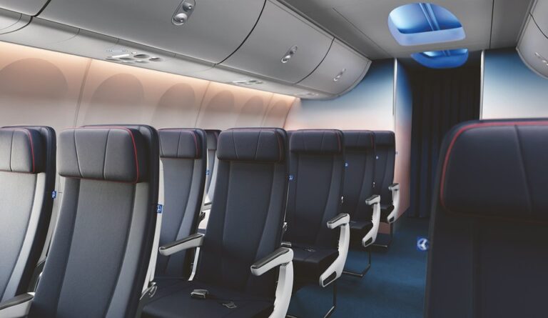 LOT Polish Airlines has unveiled the new interior that will be installed on its fleet of Boeing 737 MAX 8 and Airbus A220 aircraft.