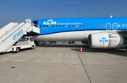 KLM Boeing 737-800 at Zurich Airport