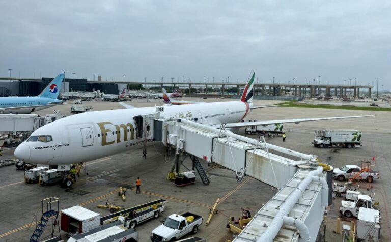 an airplane at an airport