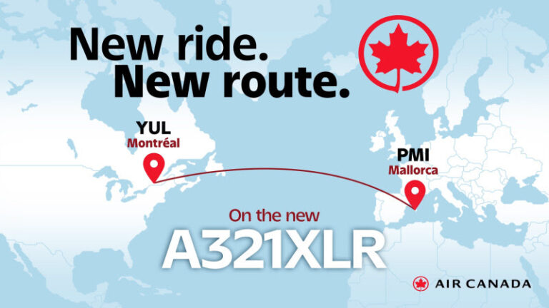 Air Canada has unveiled the first routes that will be operated by its incoming Airbus A321XLRs, including new service to Palma de Mallorca.