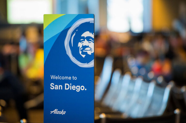 Alaska San Diego Sign