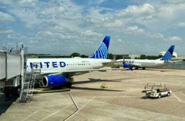 United Planes at Austin Airport