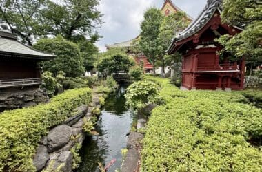 Temple Gardens in Tokyo