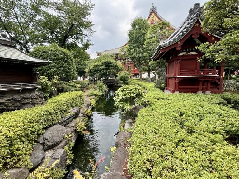 Temple Gardens in Tokyo