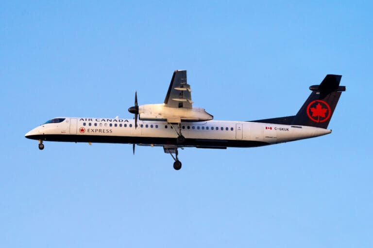 a plane flying in the sky