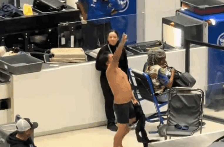 New Orleans Airport TSA Strip