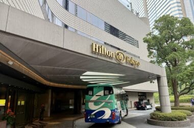 Entrance to the Hilton Tokyo