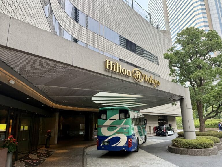 Entrance to the Hilton Tokyo