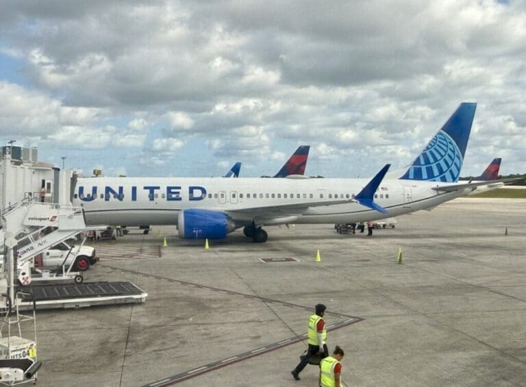a plane on the tarmac