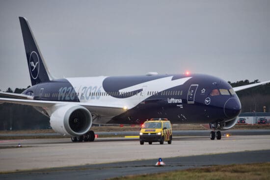 Lufthansa 787 100th Anniversary Livery