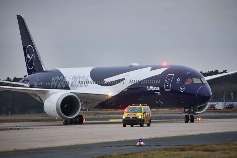 Lufthansa 787 100th Anniversary Livery