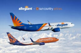 Allegiant and Sun Country Planes
