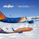 Allegiant and Sun Country Planes